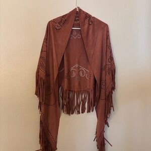 Curations Faux Suede Cover-up